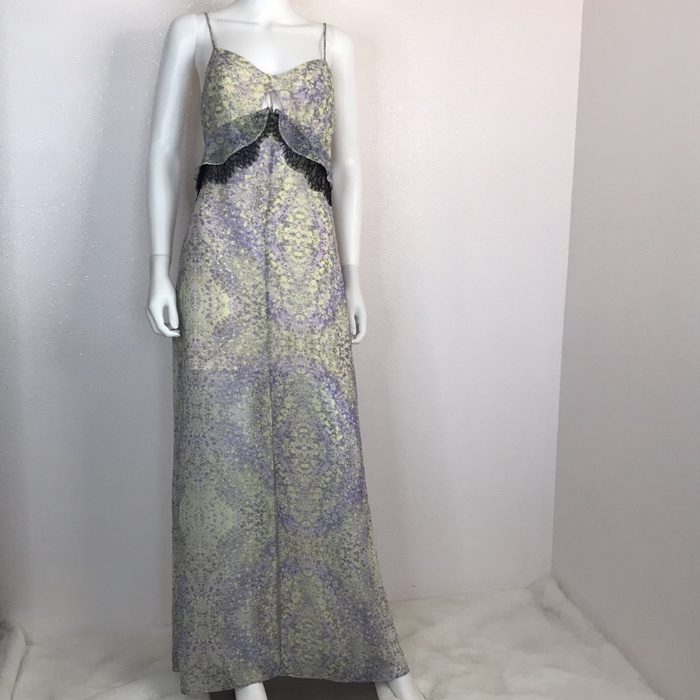 BCBGeneration 4 cotton candy multi maxi dress